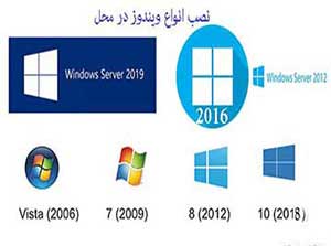 نصب ویندوز در محل