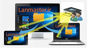 اشتراک گذاری پوشه و پرینتر