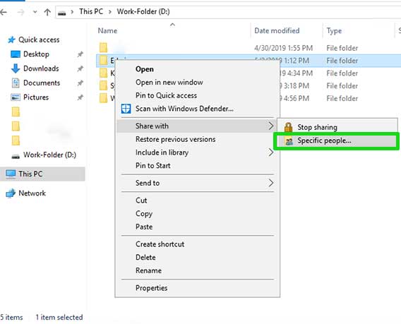 پیاده سازی Work Folders برای دسترسی به اسناد و پوشه های کاری از راه دور فعال کردن دسترسی از طریق SMB