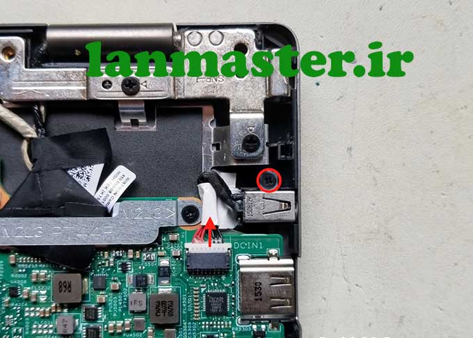 آموزش باز کردن قطعات لپتاپ Dell سری Inspiron 13 7000 مدل 7353 و 7359 باز کردن قطعات لپتاپ Dell