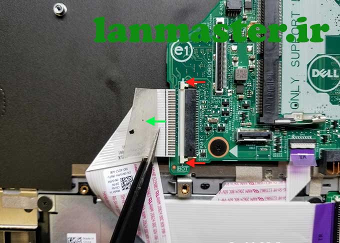 آموزش باز کردن قطعات لپتاپ Dell سری Inspiron 13 7000 مدل 7353 و 7359 باز کردن قطعات لپتاپ Dell