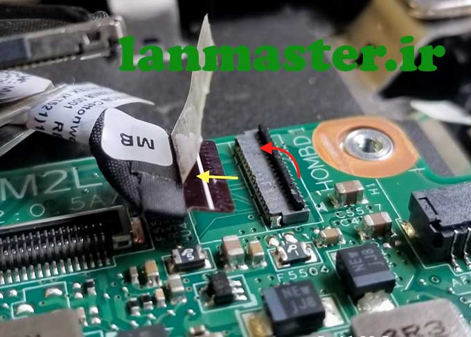 آموزش باز کردن قطعات لپتاپ Dell سری Inspiron 13 7000 مدل 7353 و 7359 باز کردن قطعات لپتاپ Dell