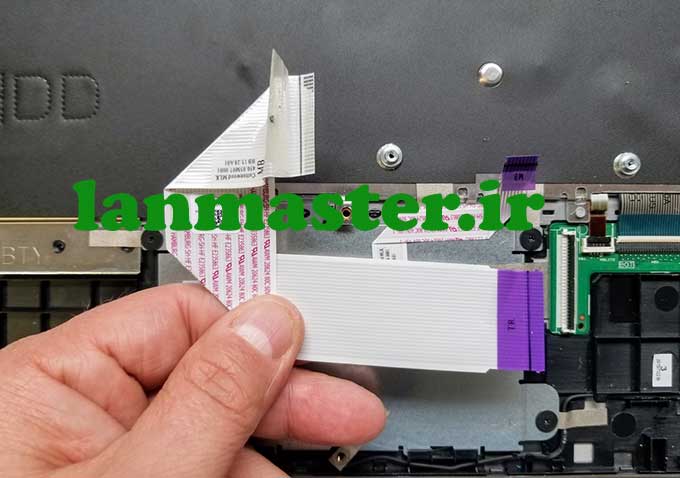 آموزش باز کردن قطعات لپتاپ Dell سری Inspiron 13 7000 مدل 7353 و 7359 باز کردن قطعات لپتاپ Dell
