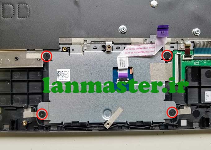 آموزش باز کردن قطعات لپتاپ Dell سری Inspiron 13 7000 مدل 7353 و 7359 باز کردن قطعات لپتاپ Dell