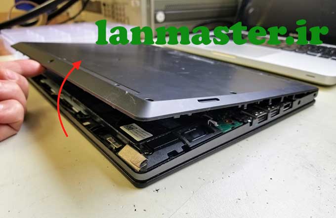 آموزش باز کردن قطعات لپتاپ Dell سری Inspiron 13 7000 مدل 7353 و 7359 باز کردن قطعات لپتاپ Dell