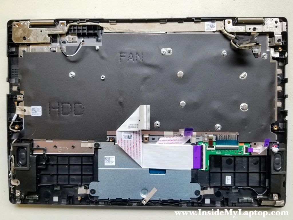 آموزش باز کردن قطعات لپتاپ Dell سری Inspiron 13 7000 مدل 7353 و 7359 باز کردن قطعات لپتاپ Dell